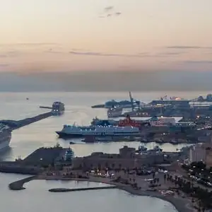 Civitavecchia Port Transfer Bags & People